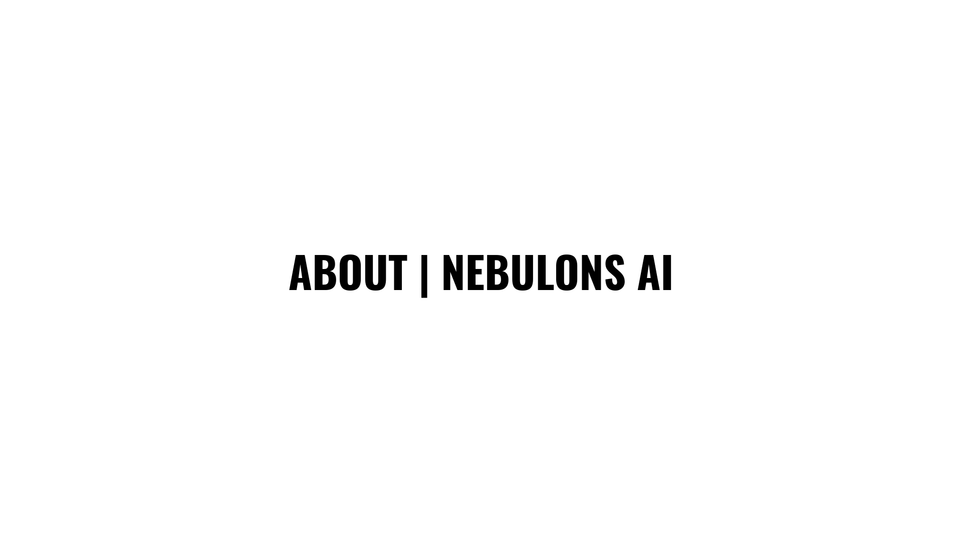 Nebulon AI overview